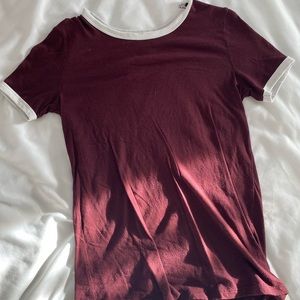 Burgundy T